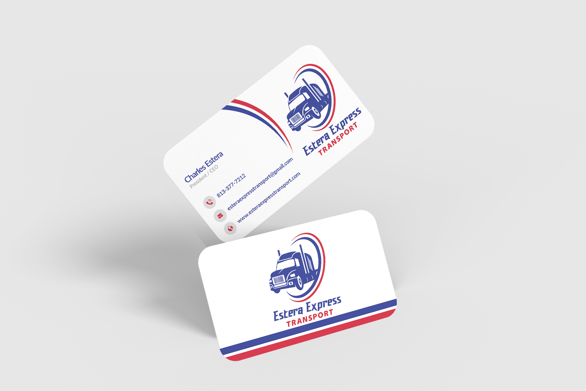 Estera Express Transport Business Cards